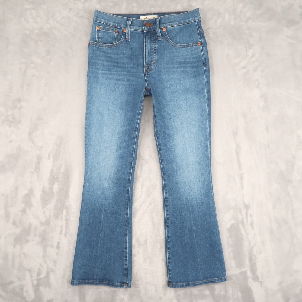 Madewell Jeans Womens 25 Fit 26x25.5 Blue Cali Demi-Boot K7978 Boho Retro